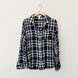 LOFT Standing Collar Blouse